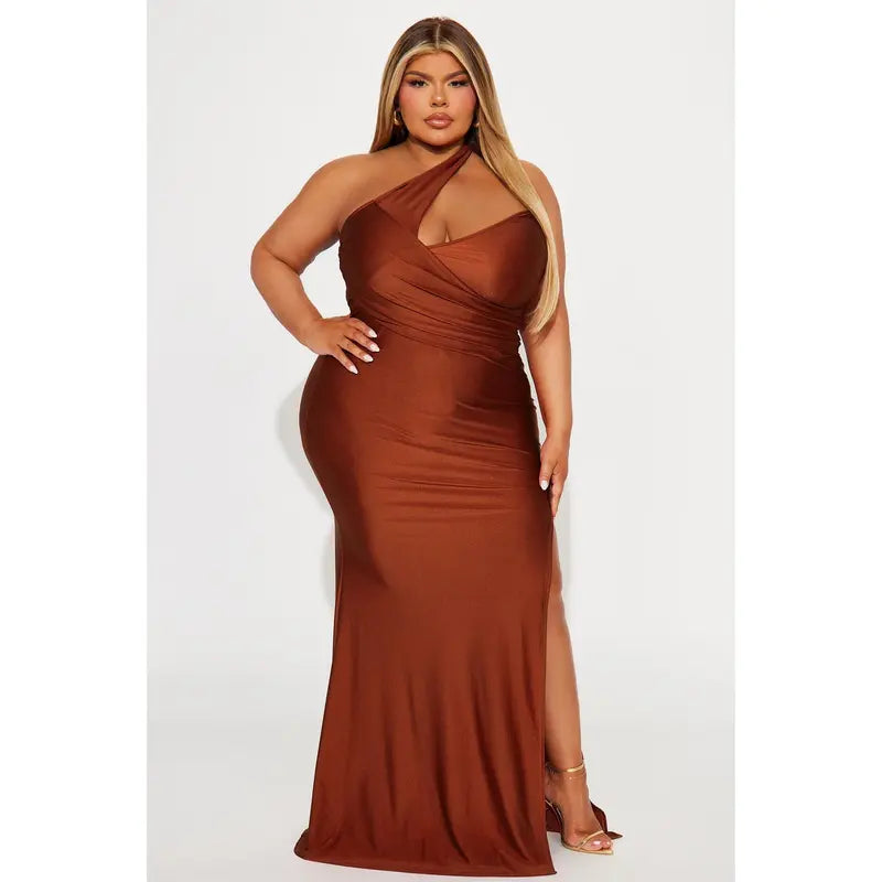 RUST MAXI DRESS