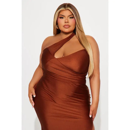 RUST MAXI DRESS