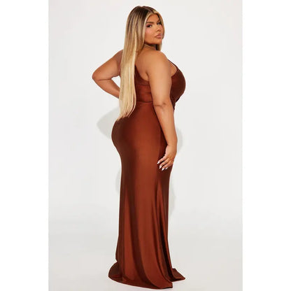 RUST MAXI DRESS